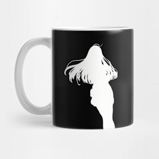 ES8 Vladilena Milize / Lena / Handler One 86 Eighty Six Wallpaper Simple Black and White Silhouette Anime Girls Characters x Animangapoi August 2023 Mug